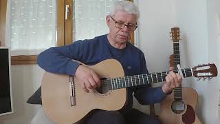 Video thumbnail of "L' Aigle Noir ( Fingerstyle Guitar - Tab )  Barbara"