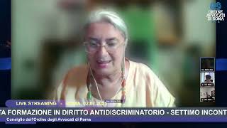 Corso Di Alta Formazione In Diritto Antidiscriminatorio - Settimo Incontro - 02.07.2025