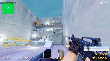 Counter Strike Source - Zombie Escape mod online gameplay on Icecave Escape map