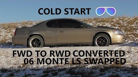 cold start 2006 monte fwd to rwd conversion project frankenstein LS 5.3 swap