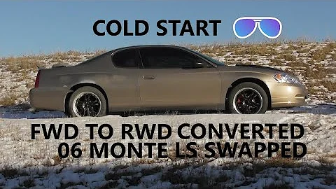 cold start 2006 monte fwd to rwd conversion project frankenstein LS 5.3 swap
