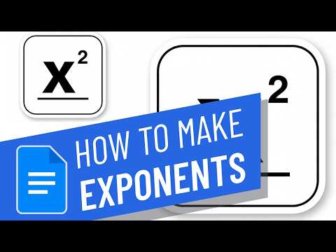 How to Make Exponents in Google Docs