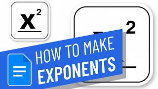 How to Make Exponents in Google Docs