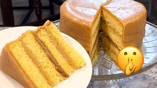 Southern Caramel Cake NOBODY Knew Wasn't Homemade! Boxed Cake Mix Hack 🤫