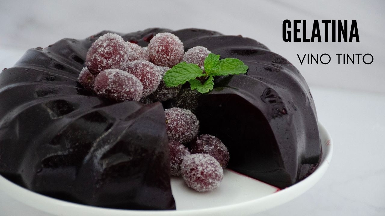 Gelatina de Vino Tinto: Elegante, Fresca y Sorprendente | Receta Fácil