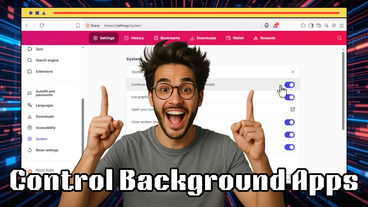 How To Enable or Disable Background Apps in Brave - Quick Tutorial