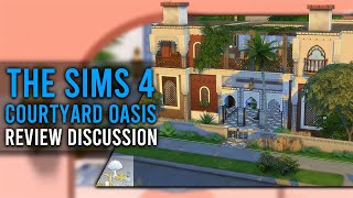 COURTYARD OASIS - THE SIMS 4 KIT | Value in this kit? | REVIEW DISCUSSION [2021]