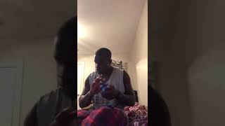 Putting Wave Grease On My Hair And Brushing It