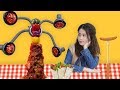 E45 Cooking doner kebab with a perm machine at office | Ms Yeah