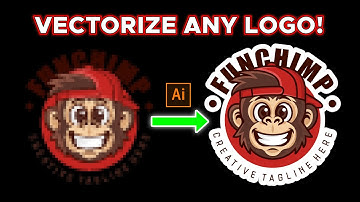 How to VECTORIZE any LOGO! Full Adobe Illustrator Tutorial