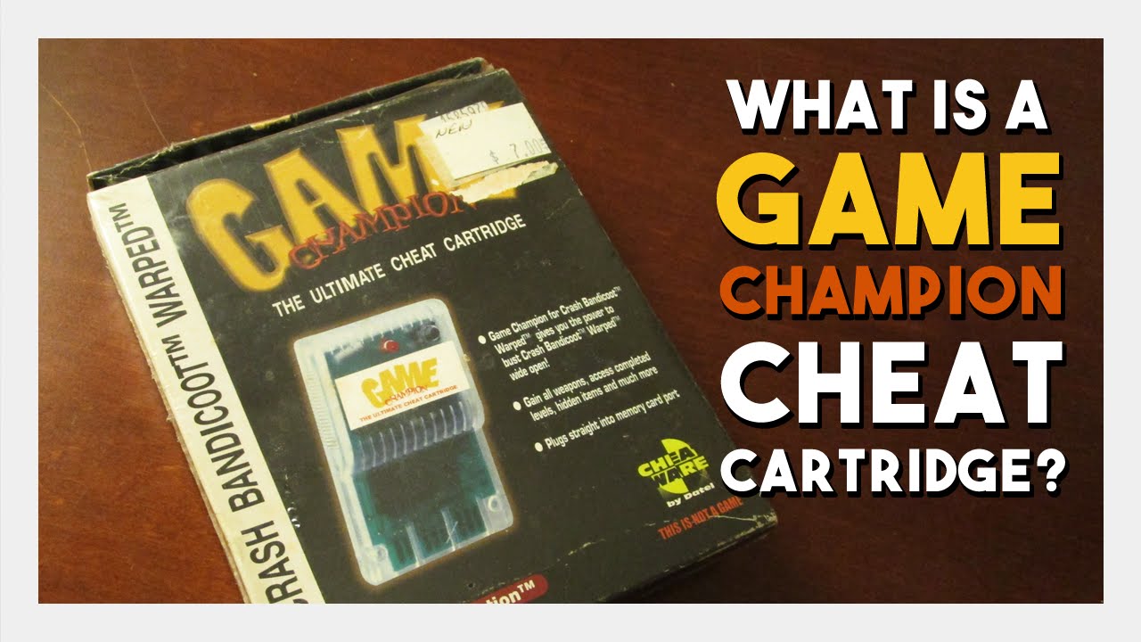 PS1 Obscurity Crash Bandicoot 3 Warped "Cheat Cartridge" YouTube