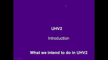 UHV-III 0 M0 L0 Introduction
