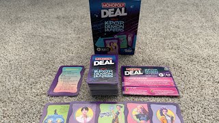 KPop Demon Hunters Fans… This Game Is a Must-Have! Monopoly Deal Card Game