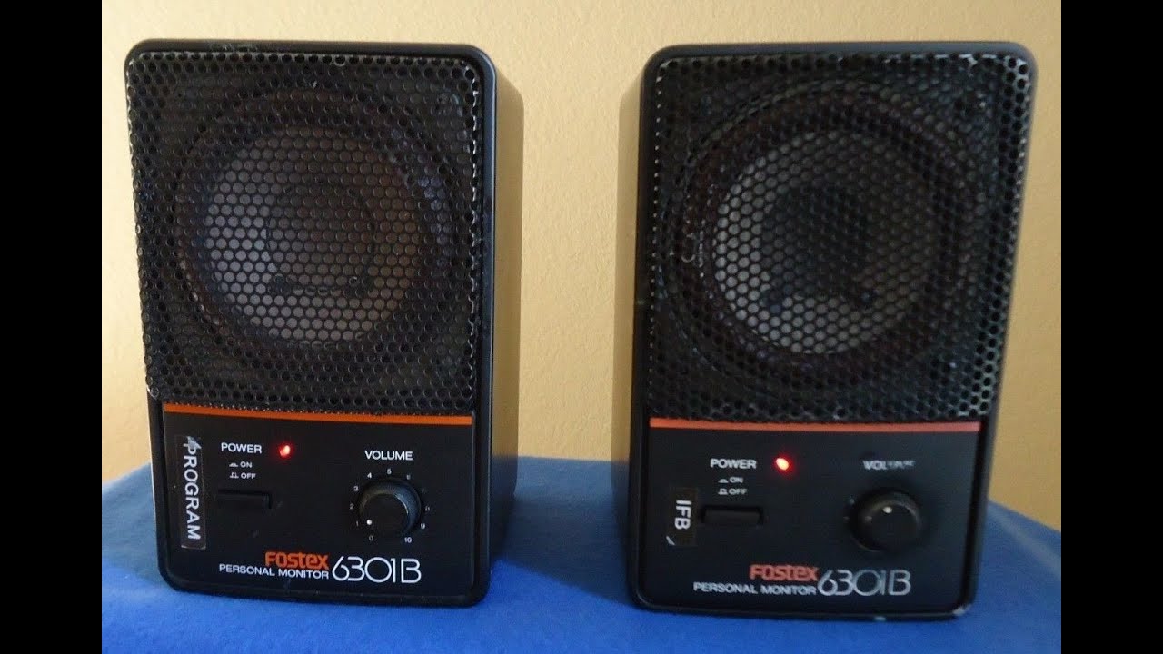 Fostex 6301B Powered Speakers