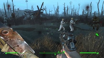 Institute + Settlers Vs Super Mutants