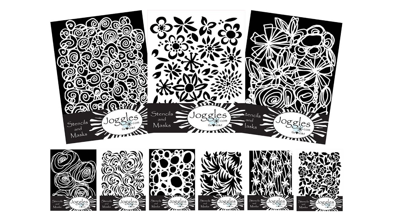 New Joggles Stencils Designed By Elizabeth St. Hilaire by