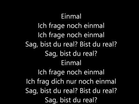 #Bist du Real ! (Umgekehrt gesprochen)#