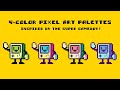 Creating 4-Color Pixel Art Palettes, inspired by the SUPER GAMEBOY!