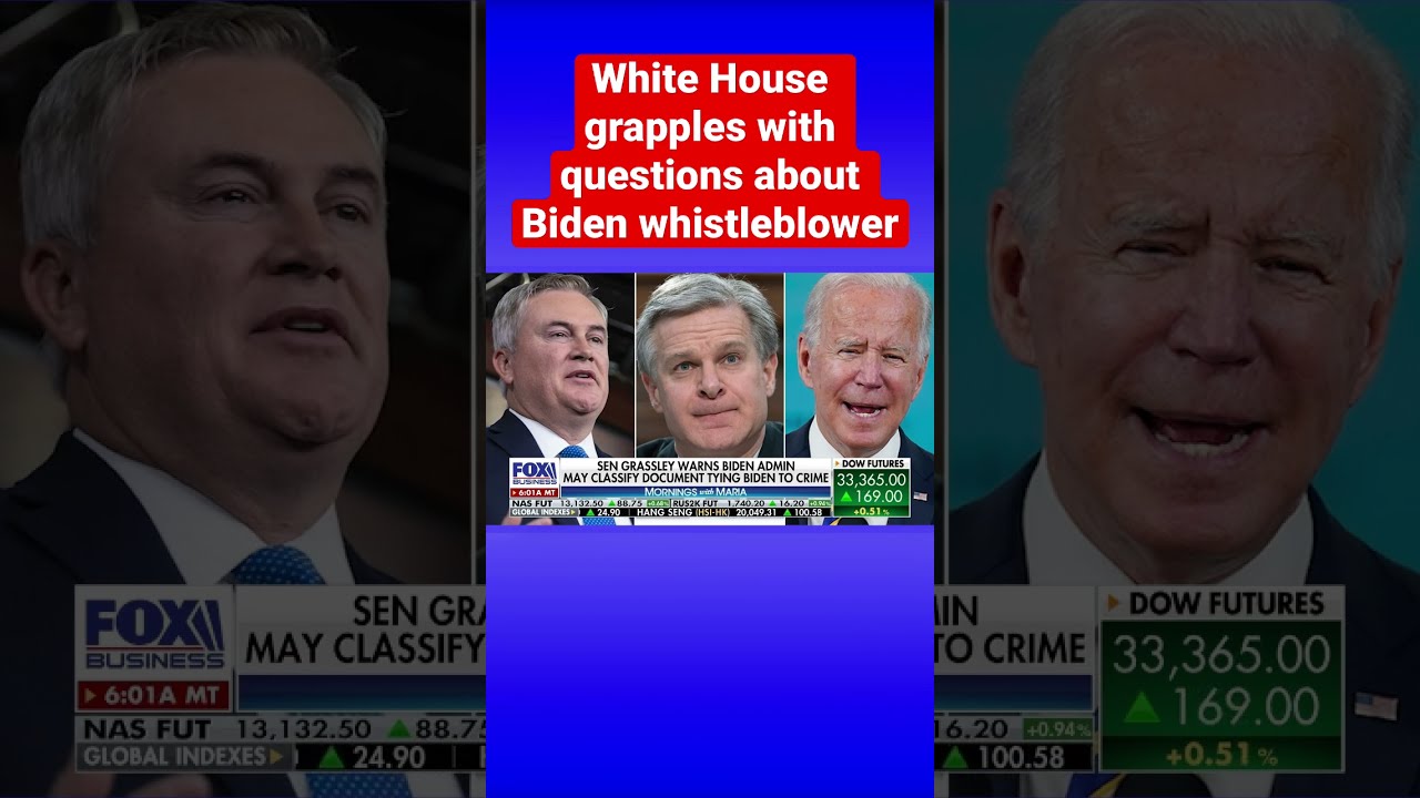  THEY BETTER NOT Sen Chuck Grassley Warns Admin May Classify Doc Tying Biden To Crime Shorts