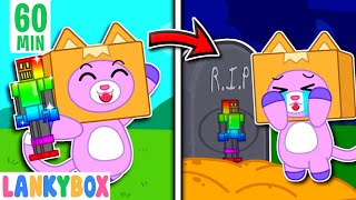 Robot Toy, Don't Make Foxy Sad! Please Come Back with LankyBox | LankyBox Channel Kids Cartoon