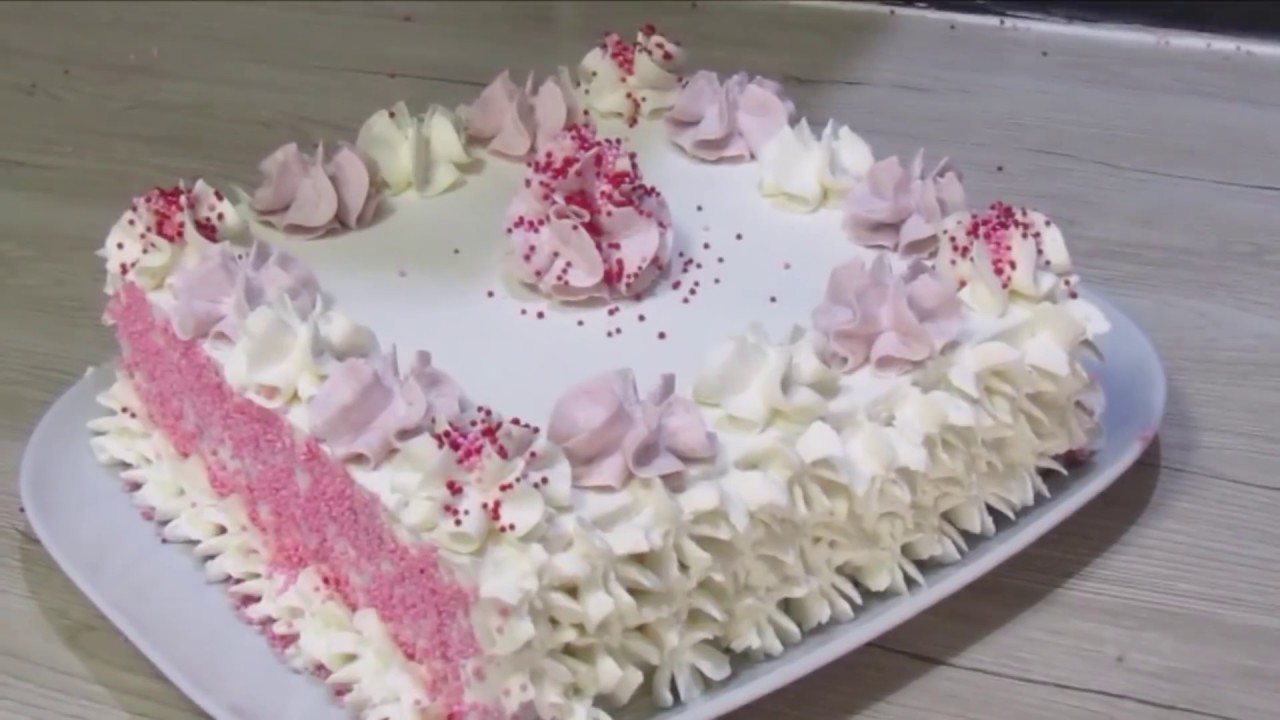 حلوة لاكريم للمناسبات بدون جنواز بدون فرن 🍰 وسأريكم نوعية كريمة الخفق التي أستعمل 🍦 لتزيين طرطات