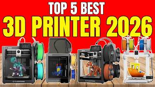 Top 5 Best 3D Printers on Amazon 2026 | Best High-Speed & Multi-Color 3D Printers