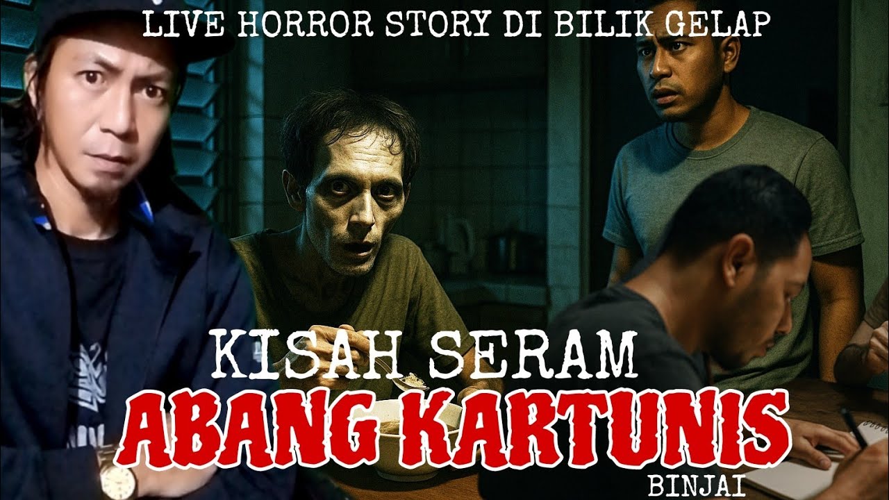 EP242 KISAH SERAM ABANG KARTUNIS #livehorrorstory #kisahseram #bilikgelapofficial  #realhorrorstory