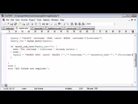 PHP - How to make registration form Phase 3