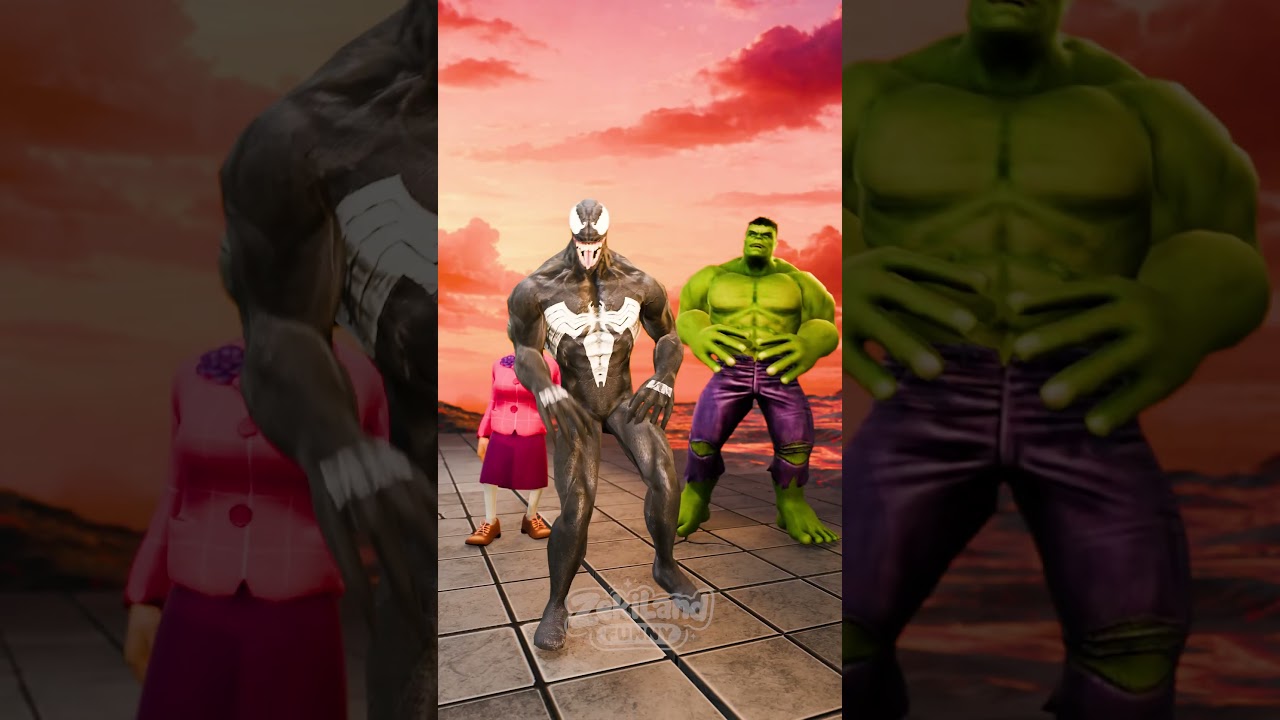Who Wins This Crazy Strength Test? 😱 Spider-Man vs Scary Teacher vs Hulk vs Venom 💥 