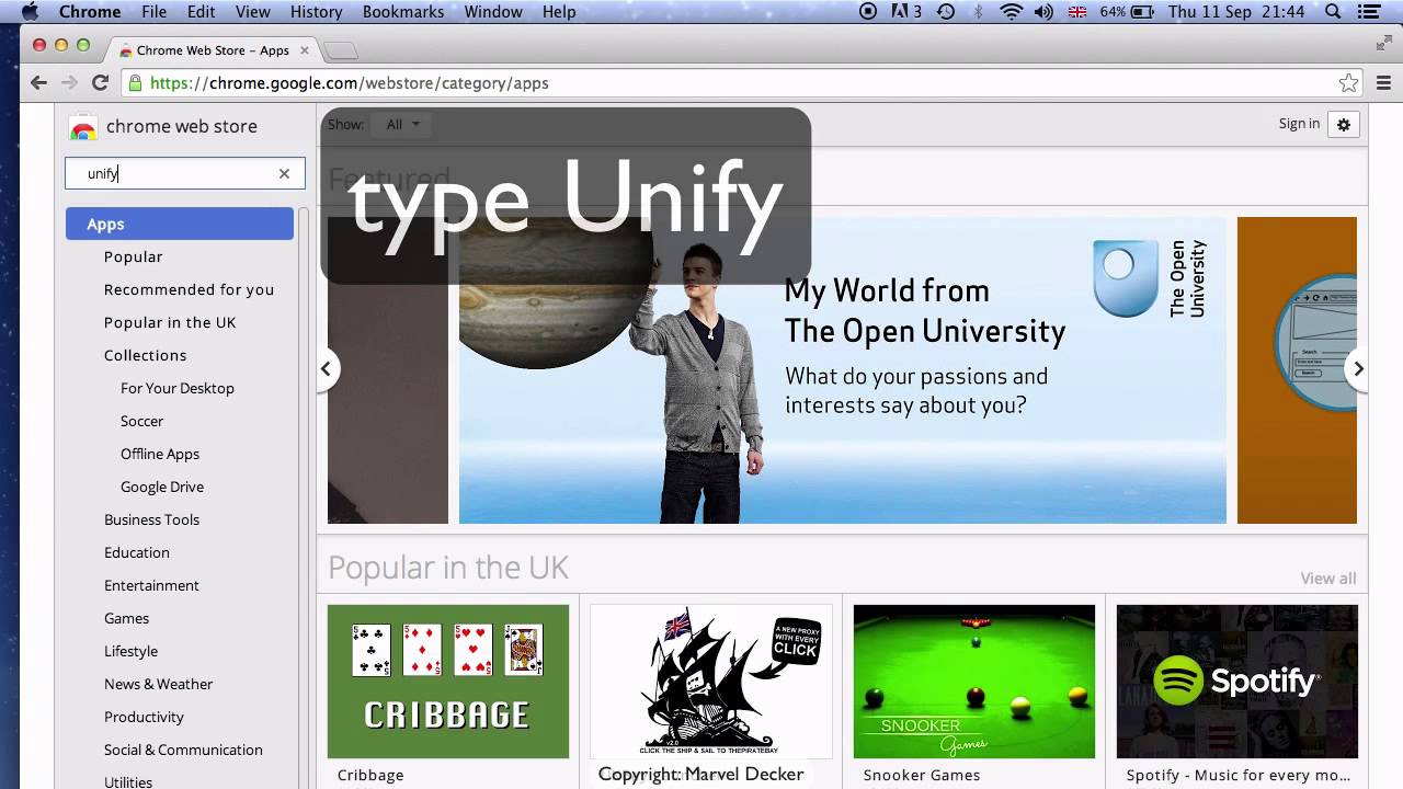 Unify: How To Install - YouTube