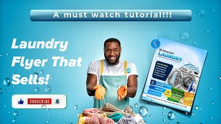 Laundry Flyer Design Tutorial | Create an Eye-Catching Flyer for Your Laundry Business