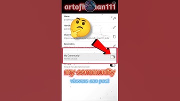 my community in YouTube channel #artofhuman111 #ytstudioes #shortvideos #shortfeed #tech #channel