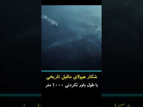 شکار هیولای ماقبل تاریخ با طول باور نکردنی ۱۰۰۰ متر زمین