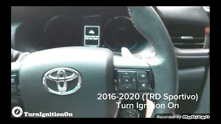 Evolution of Toyota Fortuner Startup