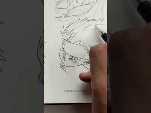 Kakashi Sensei Face Sketch