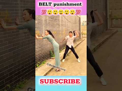 Belt punishment funny video 😜😂 #shorts #funny #shortsfeed #viral