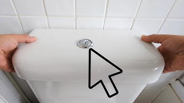 HOW TO REMOVE CISTERN LID dual flush button