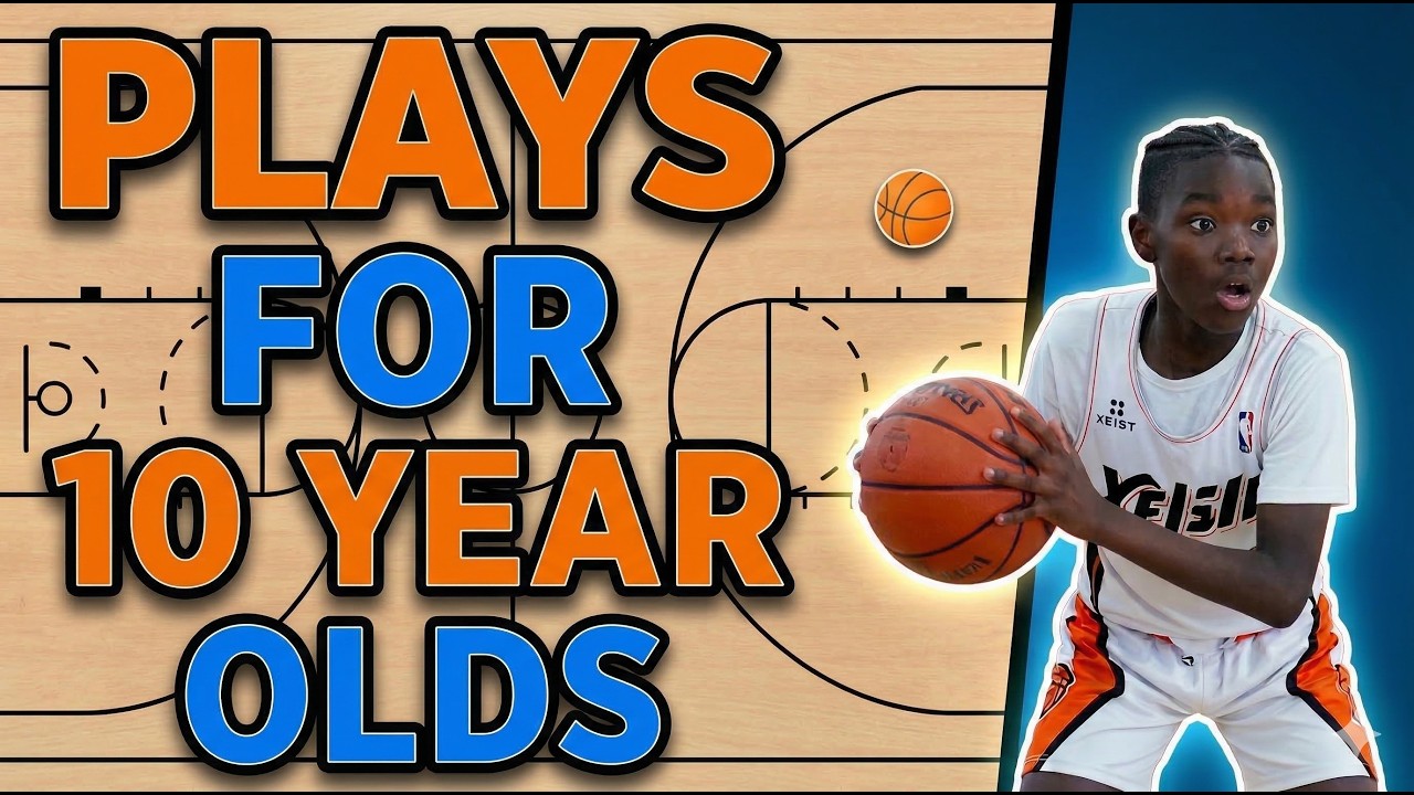 Youth Basketball Plays for 10 Year Olds - YouTube