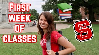 FIRST WEEK OF CLASSES VLOG @ NC State University