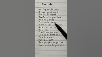 Thumbnail of Your Idol - Saja Boys (lyrics) #sajaboys #kpop #lyrics #song #trending #viral #shorts