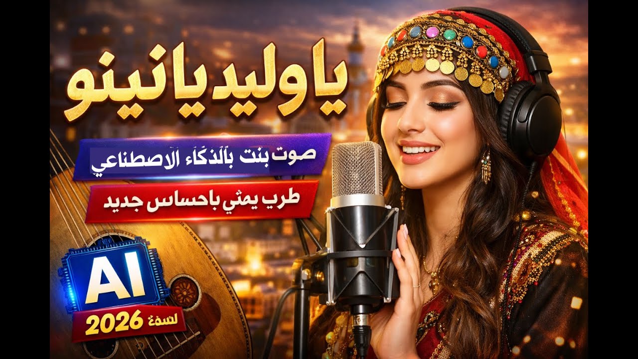 يا وليد يا نينو – فيصل علوي (نسخة ذكاء اصطناعي بصوت بنت) | طرب يمني حديث 2026