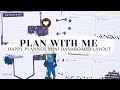 PLAN WITH ME 📒 | HAPPY PLANNER MINI DASHBOARD LAYOUT | RONGRONG &amp; BLUE FLORALS | JAN 3 - 9