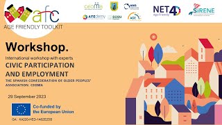 Information AGE-FRIENDLY TOOLKIT Webinar #5: Civic participation and employment News