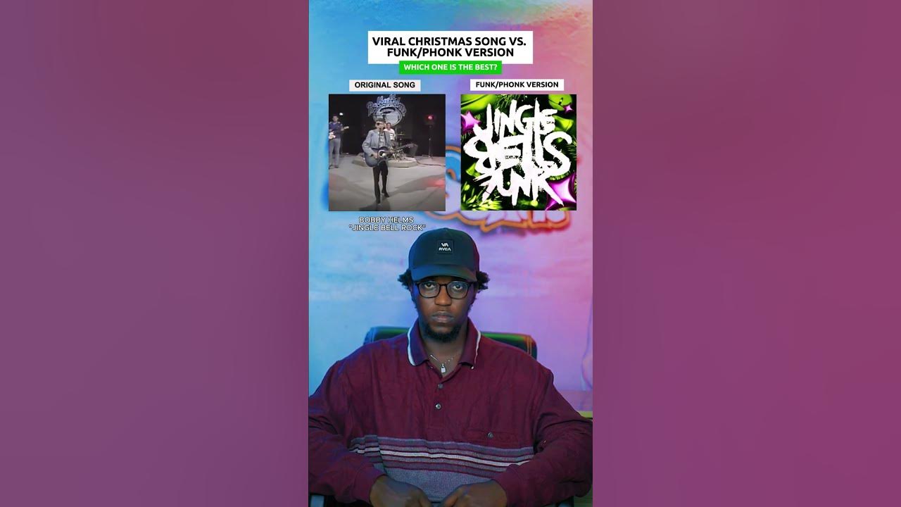 Viral Christmas Song Vs. Phonk / Funk Version: Bobby Helms "Jingle Bell Rock" #shorts #music