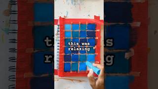 Simple and Relaxing Art Journaling Idea #easyart #dailyart #stressrelief