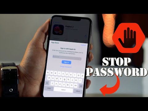 How to Stop App Store Asking For Password iOS 14 on iPhone u0026 iPad