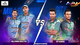 MATCH  21 | MILLENNIUM CRICKETERS v/s CITY RANGERS | FINAL DAY |  KPL SEASON 1 | LIVE