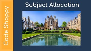 Subject Allocation for College Faculty System Using In PHP & MY SQL Web Application