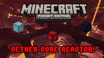 Minecraft PE: HOW TO MAKE A NETHER CORE REACTOR