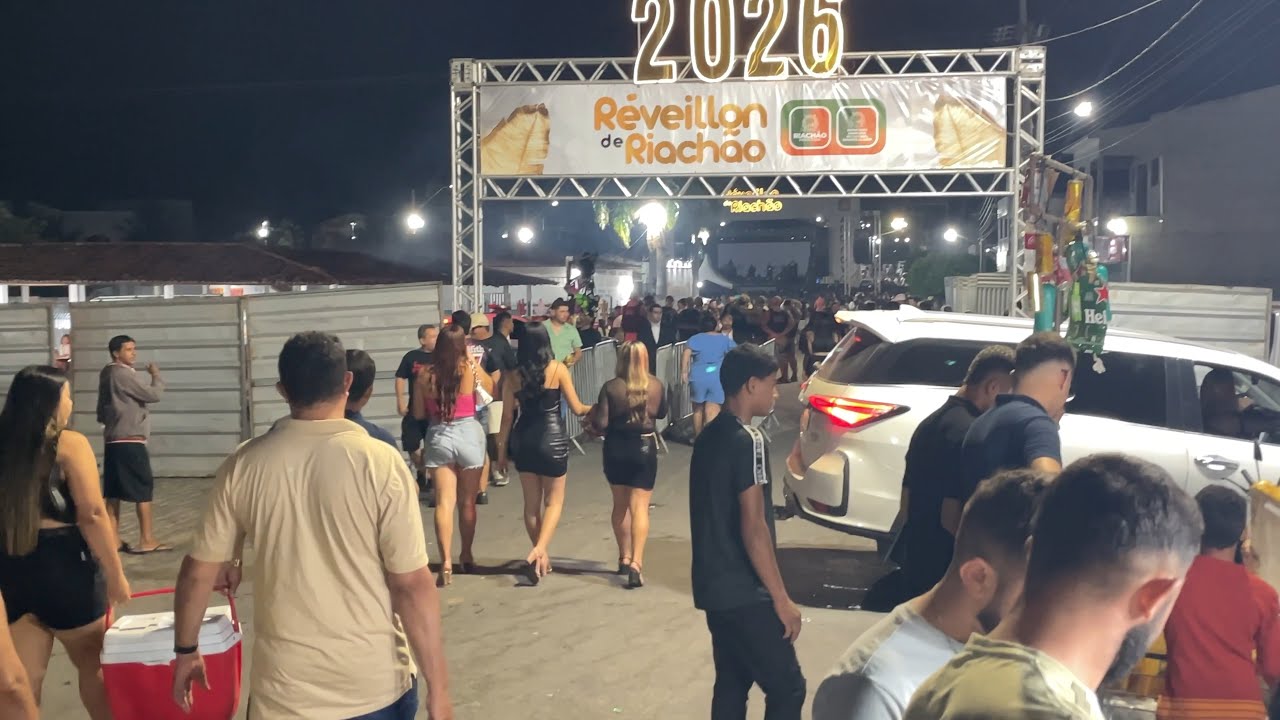 Veja como foi a festa de réveillon 2026 no riachão pb com o show da banda grafith